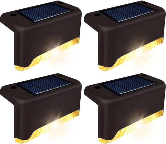 Solar Deck Lights Outdoor ( Pack of 4)