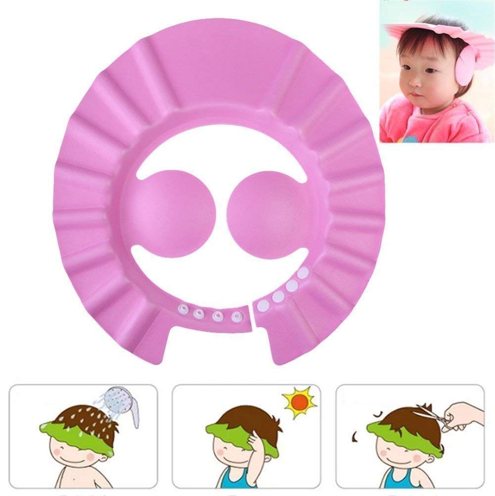 Baby Shower Cap Wash Hair for Children Baby Eye & Ear Protector Cap