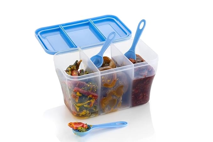 Multipurpose Plastic 3 In 1 Masala Box for Kitchen