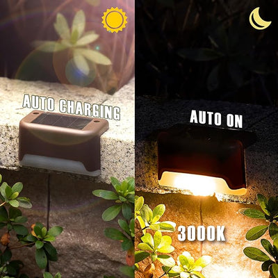 Solar Deck Lights Outdoor ( Pack of 4)