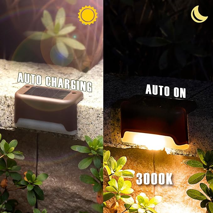 Solar Deck Lights Outdoor ( Pack of 4)