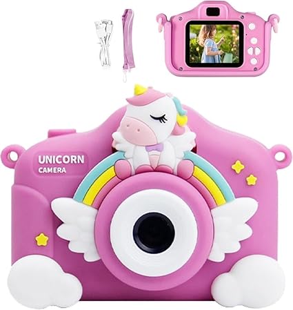 Unicorn Camera for Girls,The Unicorn Toy,HD Digital Video Camera for 3-12 Years Old Childs