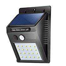 20 LED Bright Outdoor Solar Lights with Motion Sensor Solar Powered Wireless