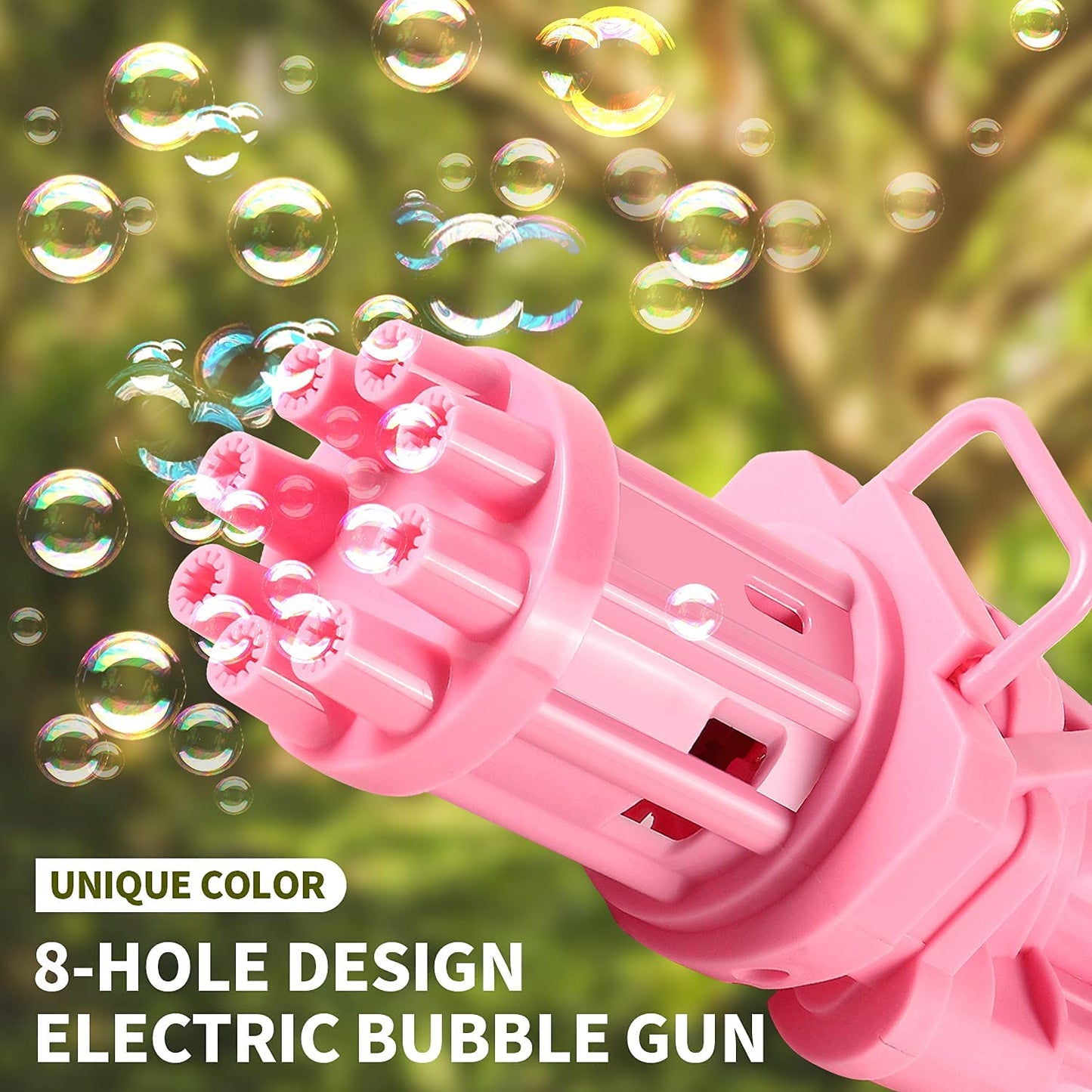 Gatling Bubble Gun Toy for Boys & Girls