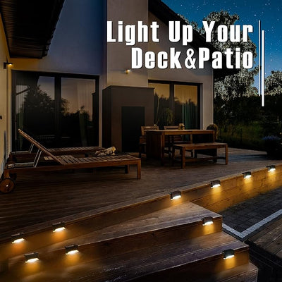 Solar Deck Lights Outdoor ( Pack of 6 )