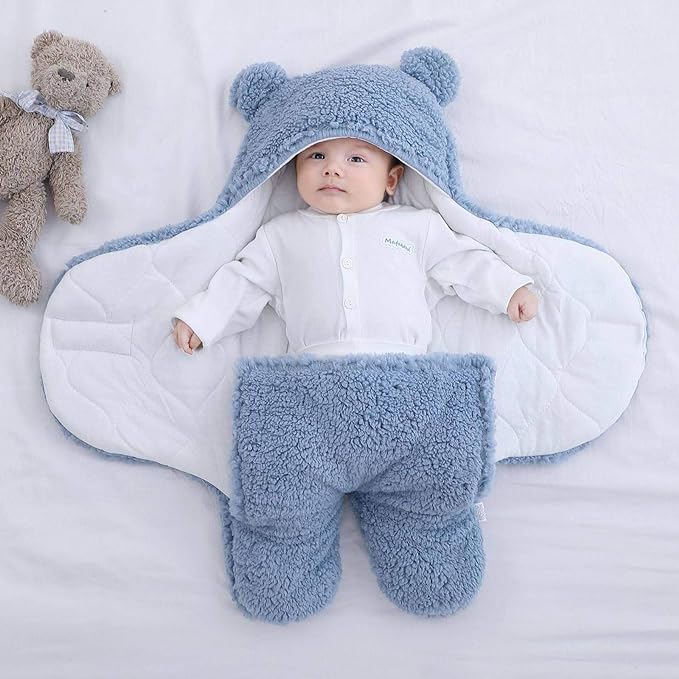 Newborn Blanket Baby Sleeping Bag Super Soft and Fluffy Polar Fleece